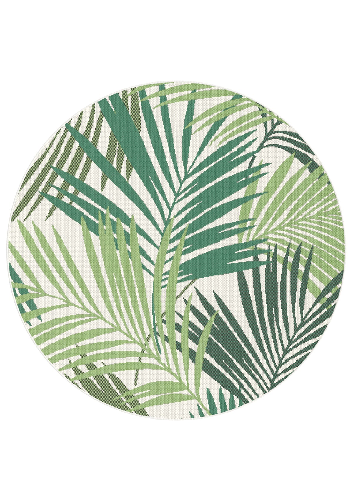 Garden Impressions Outdoor-Teppich Naturalis Palmblatt Ø160cm