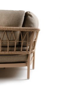 Tierra Outdoor Fresca Loungehoek Links champagne