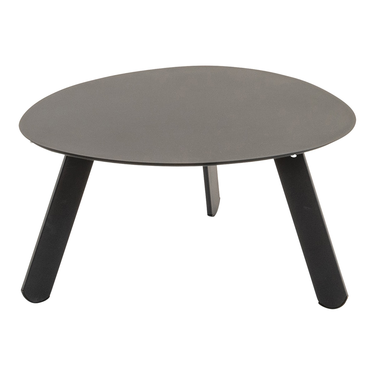 Lesli Living Beistelltisch Tiki 55x46x28cm schwarz