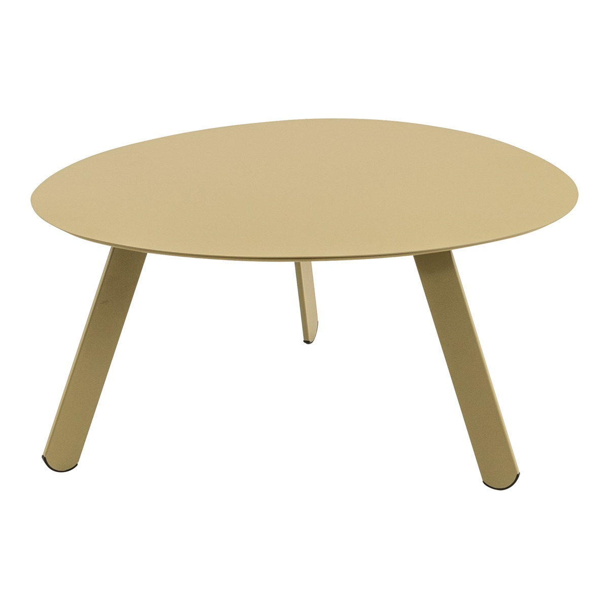 Lesli Living Beistelltisch Tiki 74x60x35,5cm grün/beige