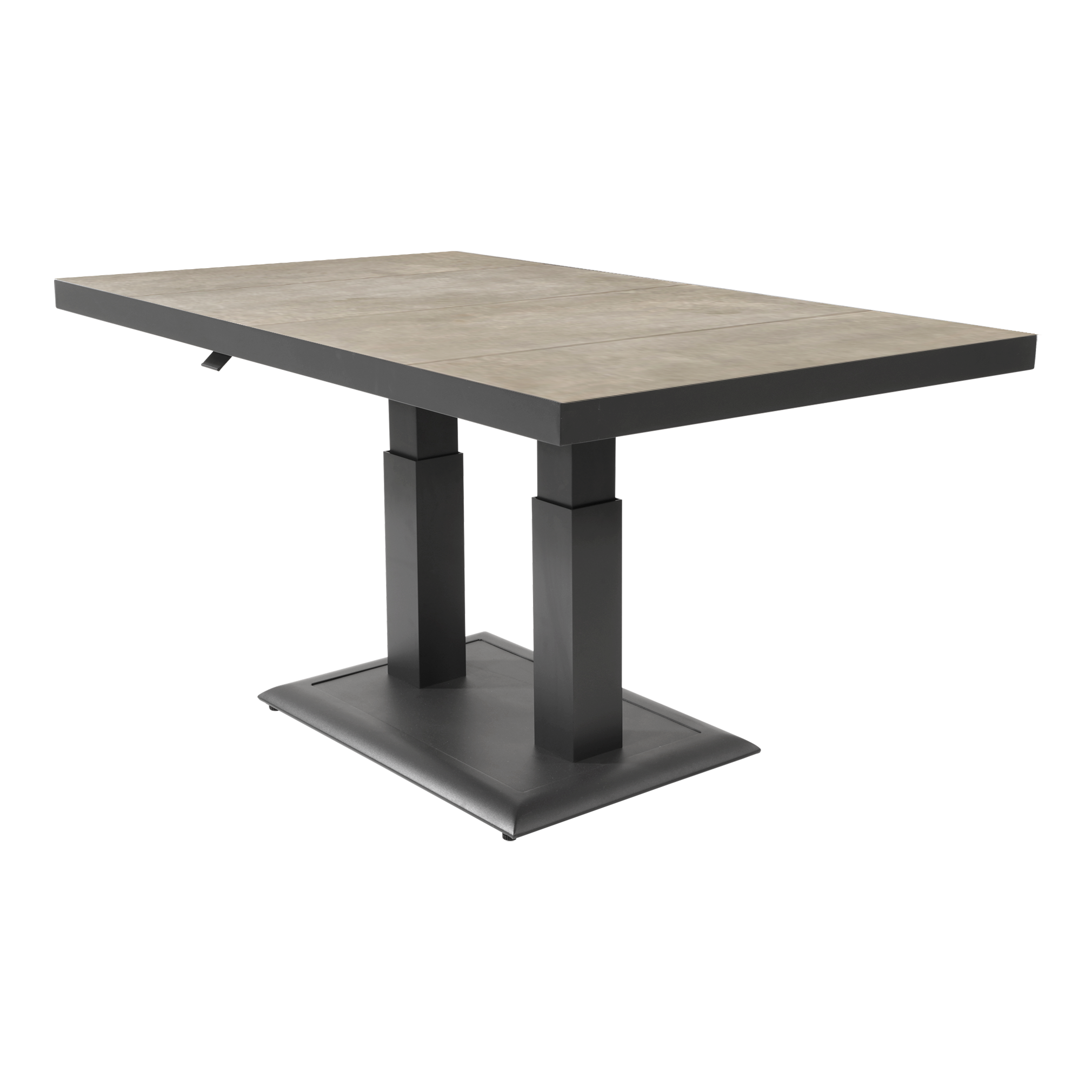 Lesli Living Loungetisch verstellbar Murcia Negro 140x85cm