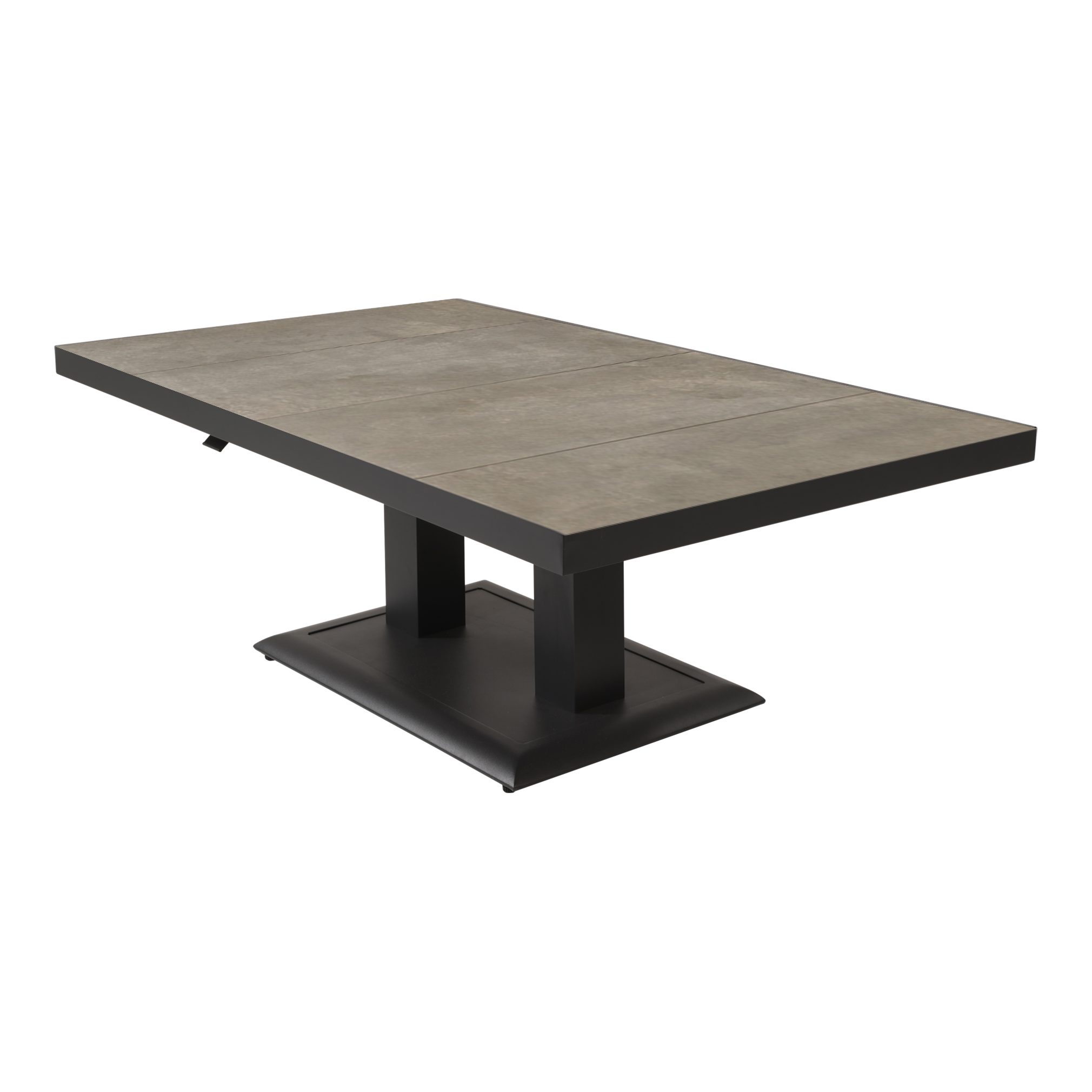 Lesli Living Loungetisch verstellbar Murcia Negro 140x85cm