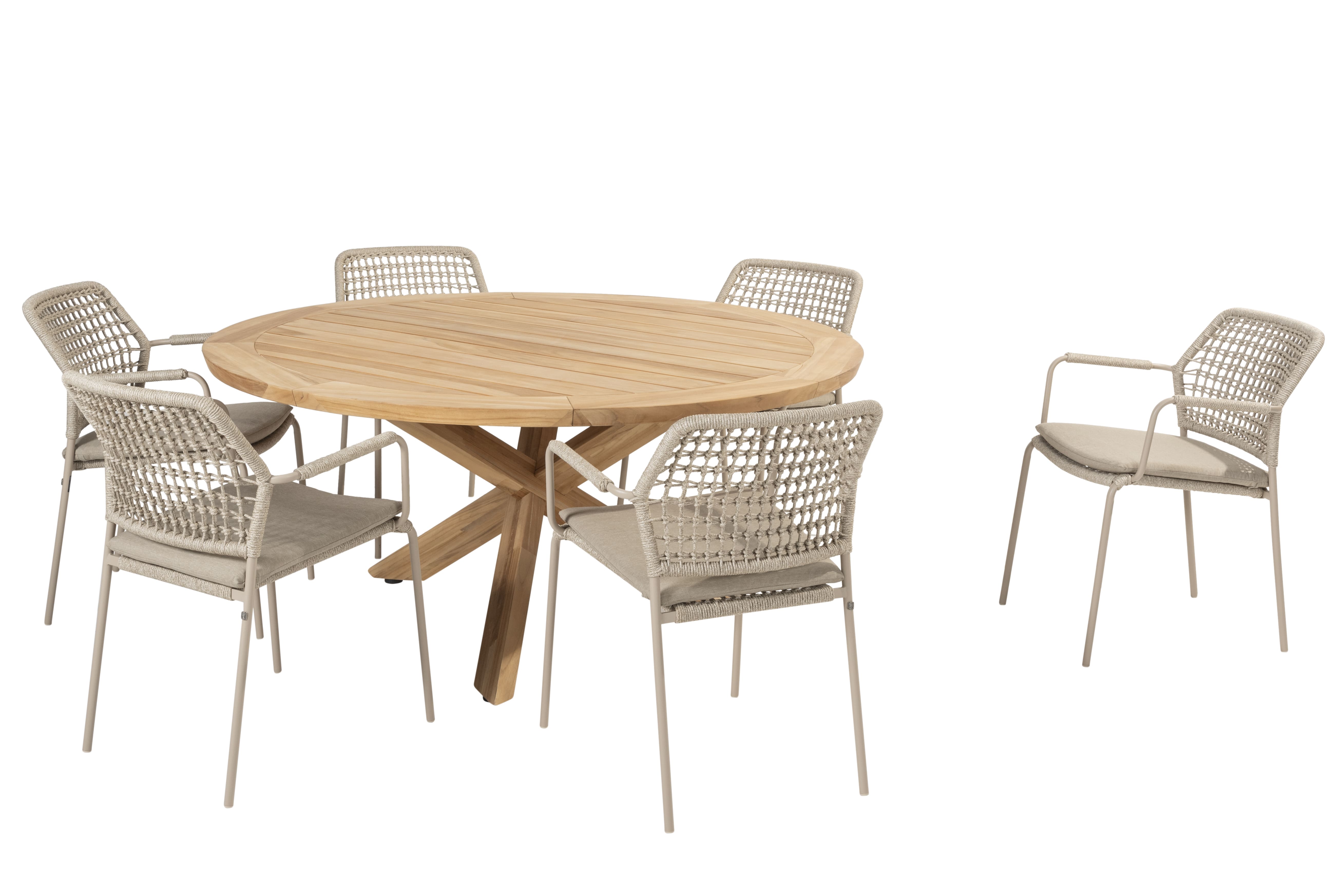 Taste 4SO Speiseset Barista Latte-Prado ø160cm 7-teilig