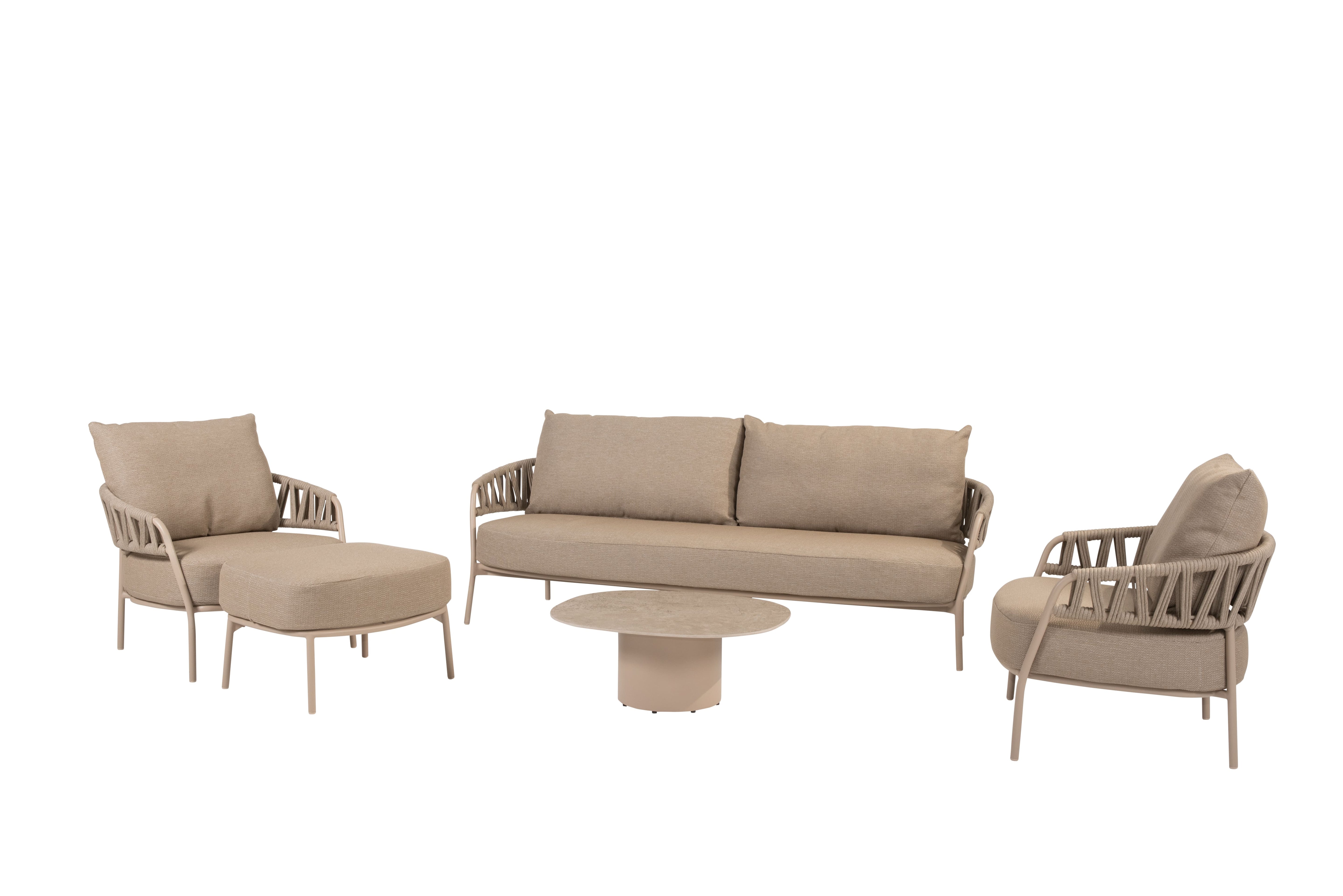 Taste 4SO Loungeset Calma latte 5-delig