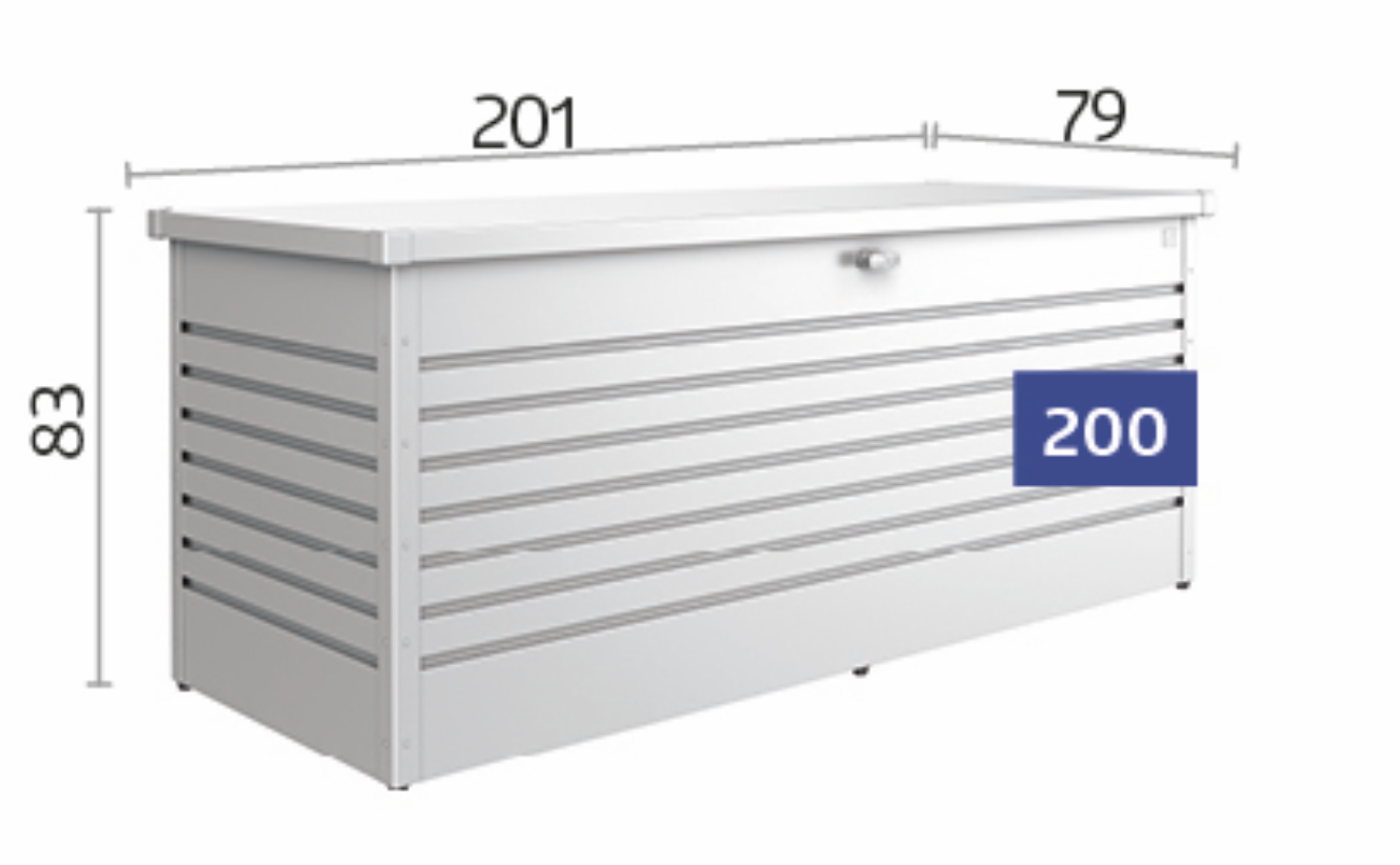 Biohort Hobbybox 200 dunkelgrau metallic