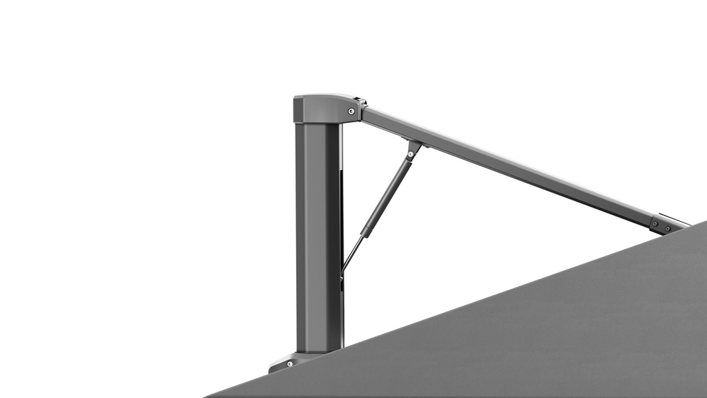 Platinum Beaufort Premium 320x320cm verblasstes Schwarz