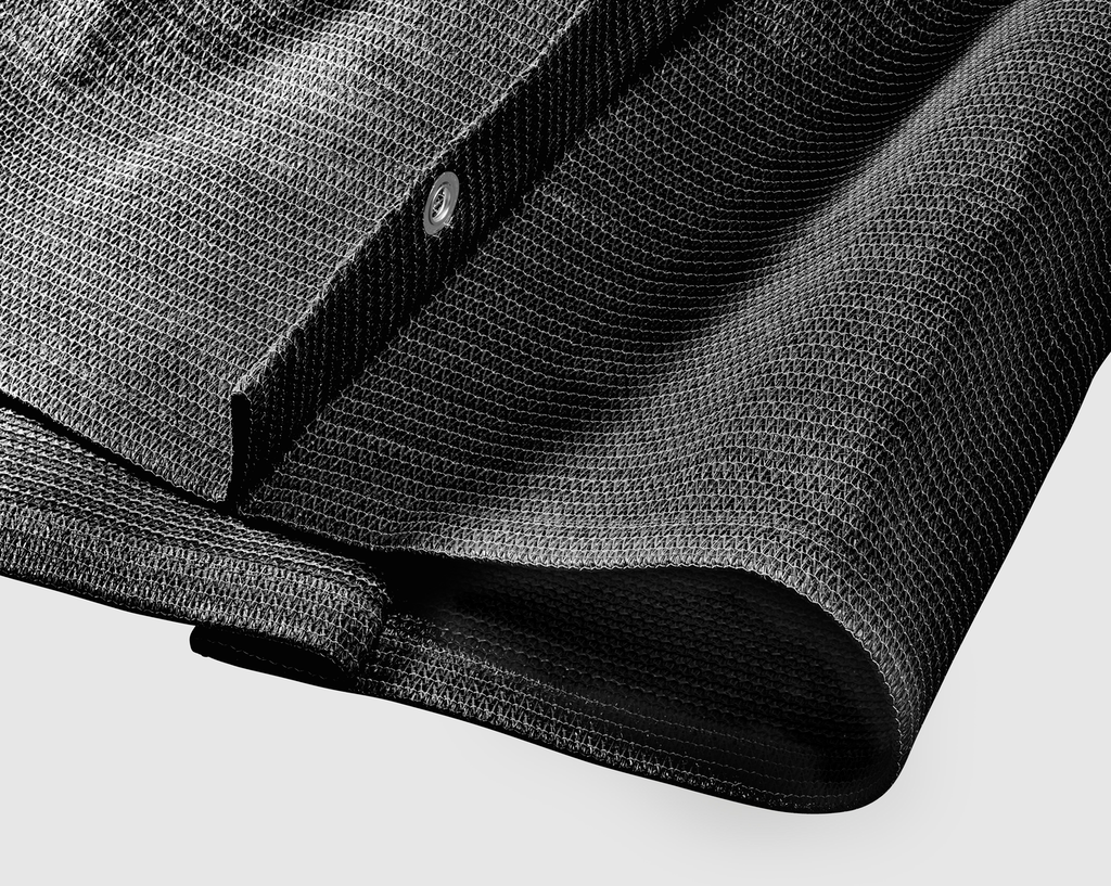 Mundharmonika-Sonnensegel, B 2,9 x L 3,0 m, Anthrazit