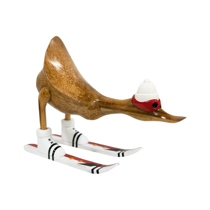 Jojo Living Ski-Ente weiß 22cm