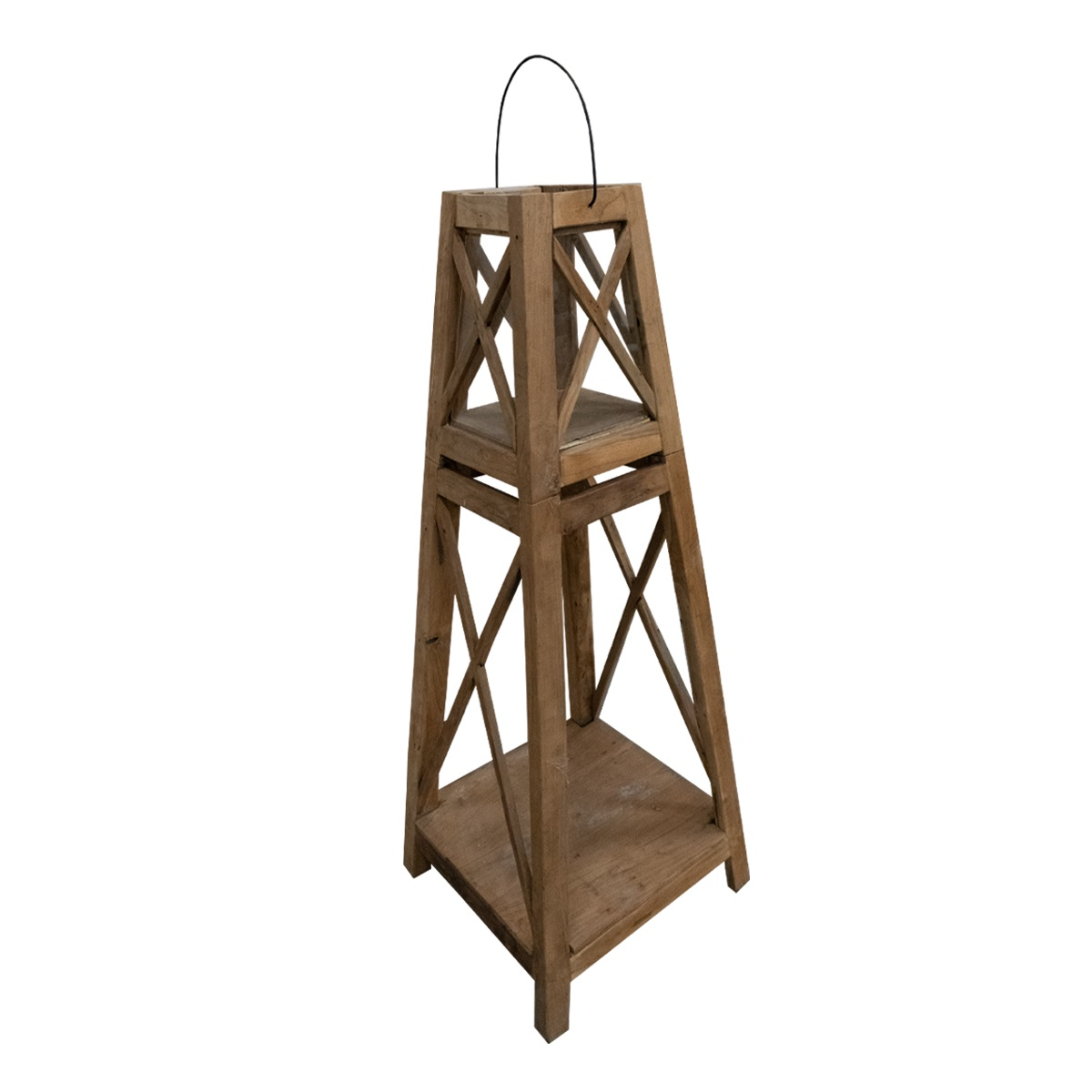 Jojo Living Laterne Budi 135cm Teakholz