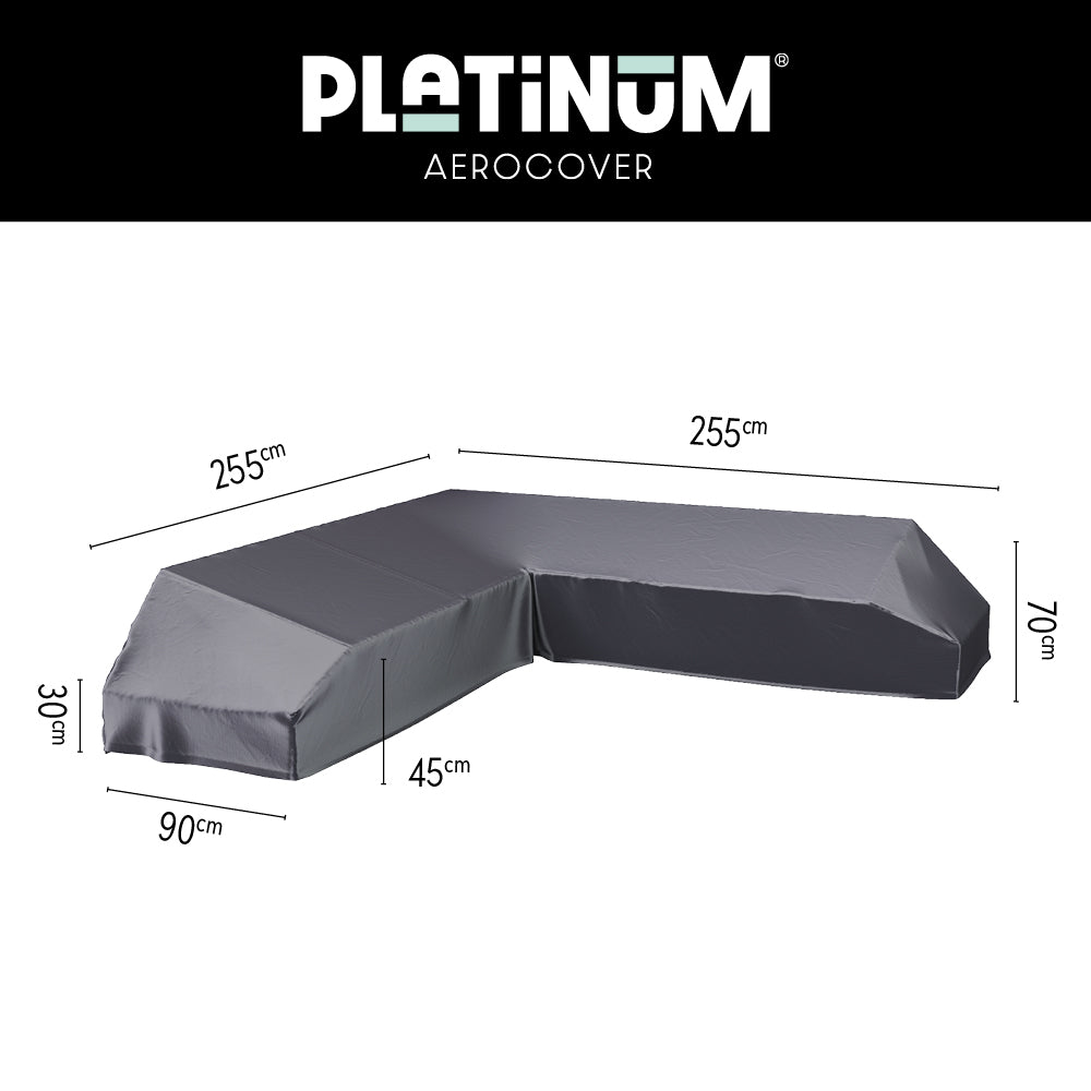 Platinum Lounge-Set-Plattformabdeckung 255x255x90xH30/45/70cm