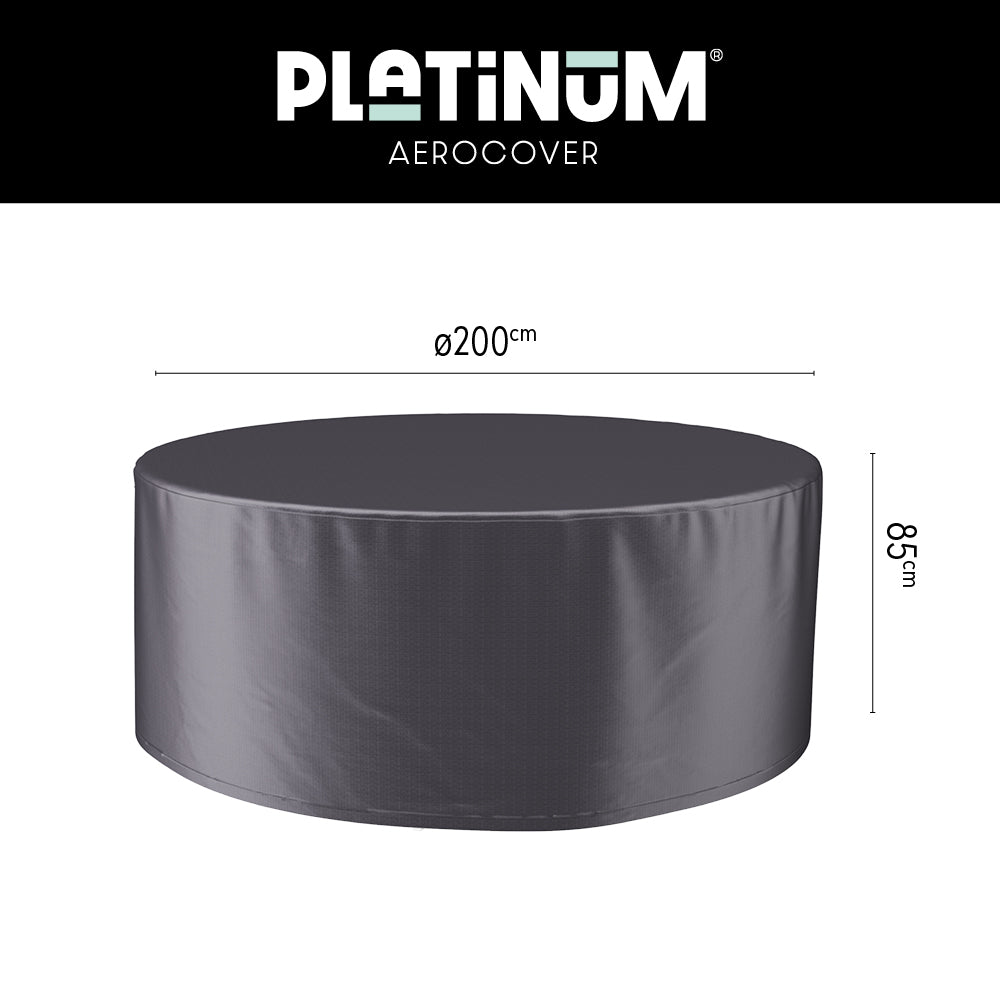 Schutzhüllen für Gartenset aus Platin ø200xH85cm