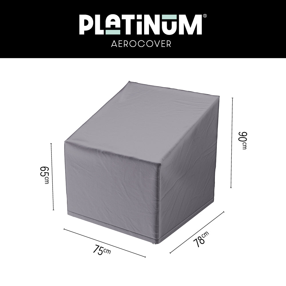 Platinum Lounge-Stuhlbezug mit hoher Rückenlehne, 75 x 78 x 65/90