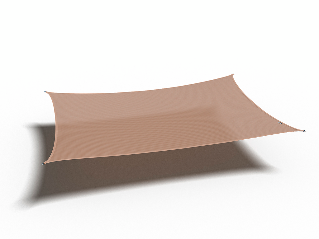 Coolfit Rechteck 3,0 x 5,0 x 3,0 x 5,0 m, Sand