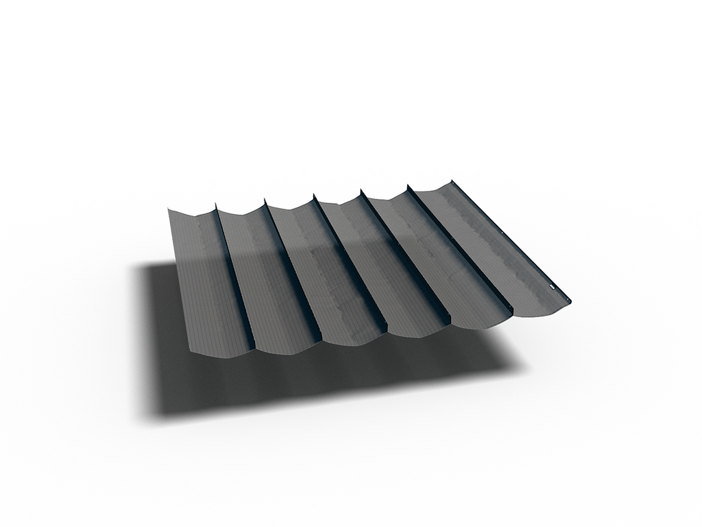 Mundharmonika-Sonnensegel, B 2,9 x L 4,0 m, Anthrazit