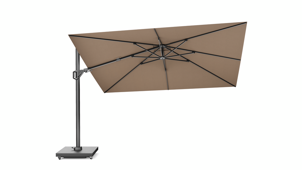 Platinum Schwimmender Sonnenschirm Challenger T² Premium 260x350cm Havana