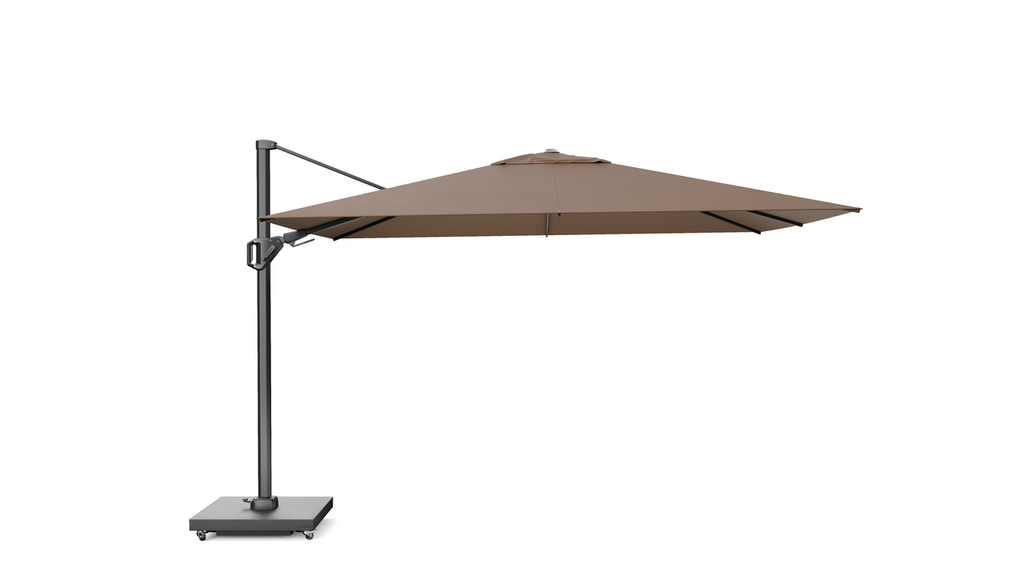 Platinum Schwimmender Sonnenschirm Challenger T² Premium 260x350cm Havana