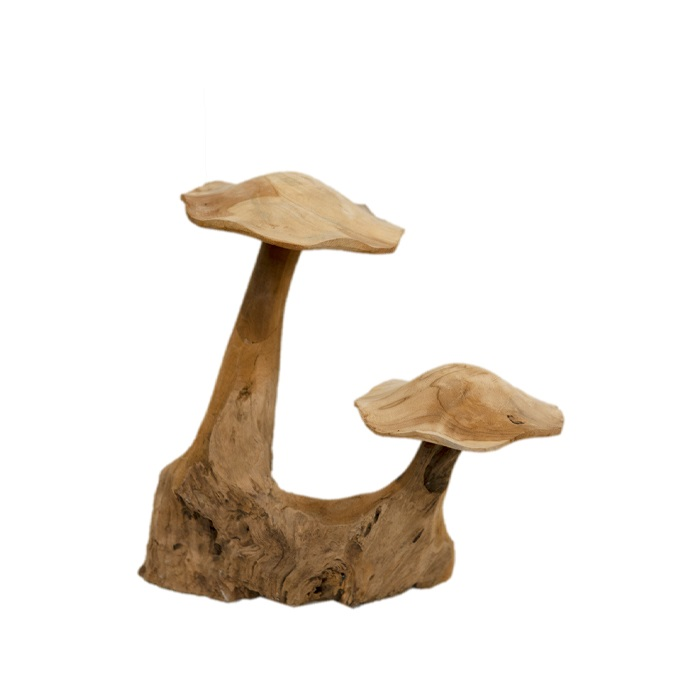 Jojo Living Mushroom doppeltes Teakholz 20cm