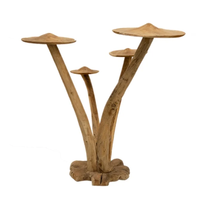 Jojo Living Mushrooms Sawan XL Teakholz