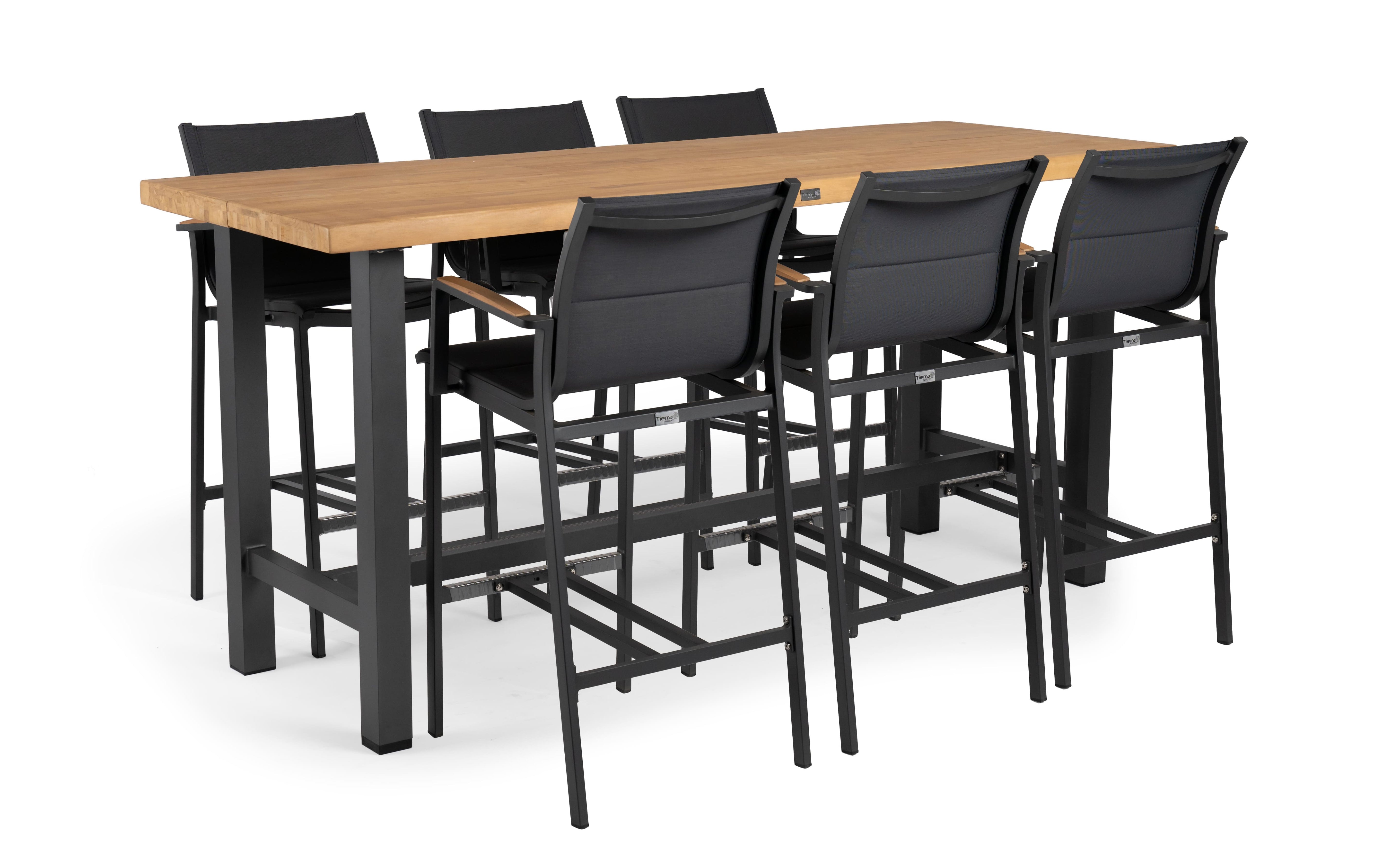 Tierra Outdoor Barset Foxx - Bartisch 7-teilig