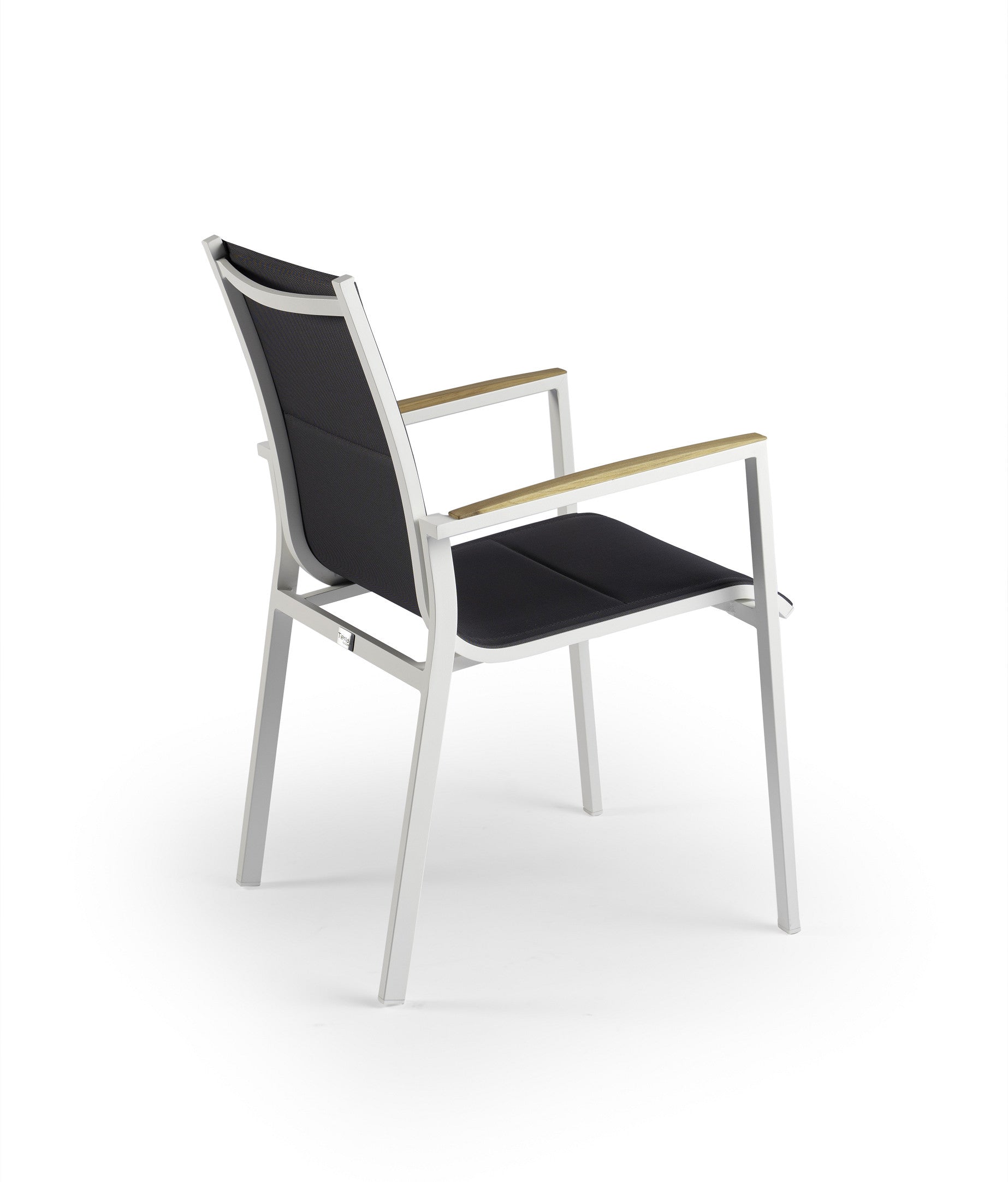 Tierra Outdoor Stapelstuhl Foxx cremeweiß/teak