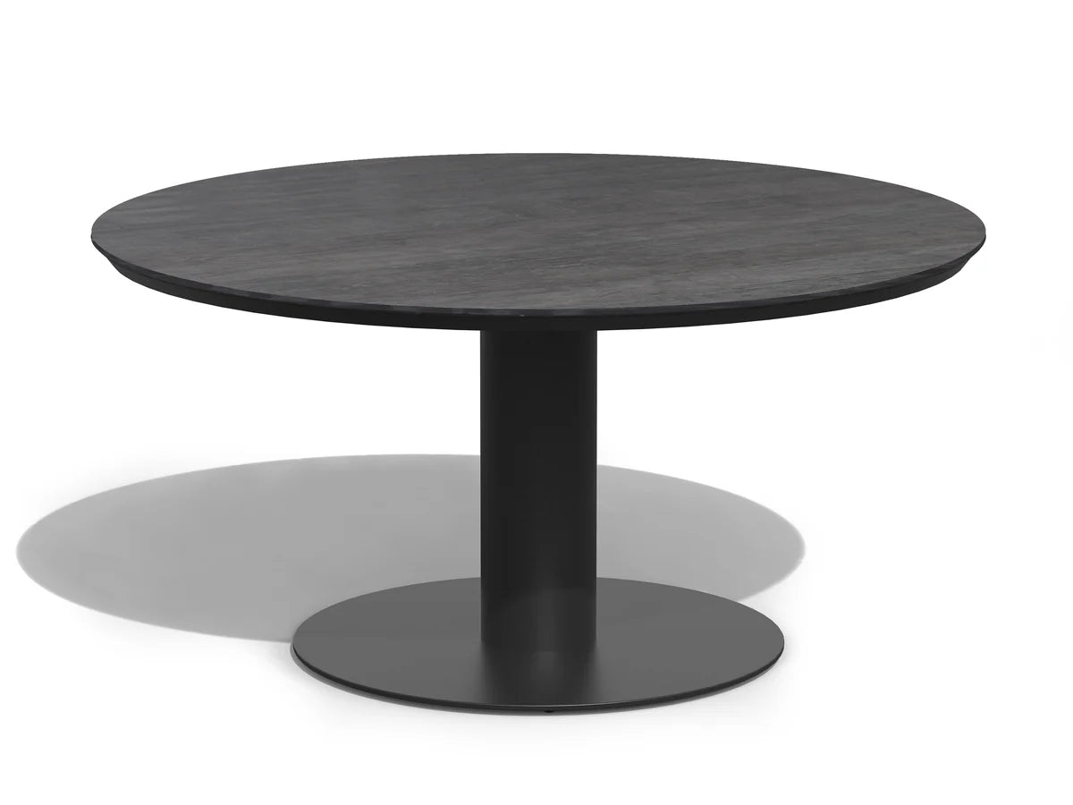 Tierra Outdoor Low Dining Set Liv -Morena waldgrau Ø120cm 5-teilig