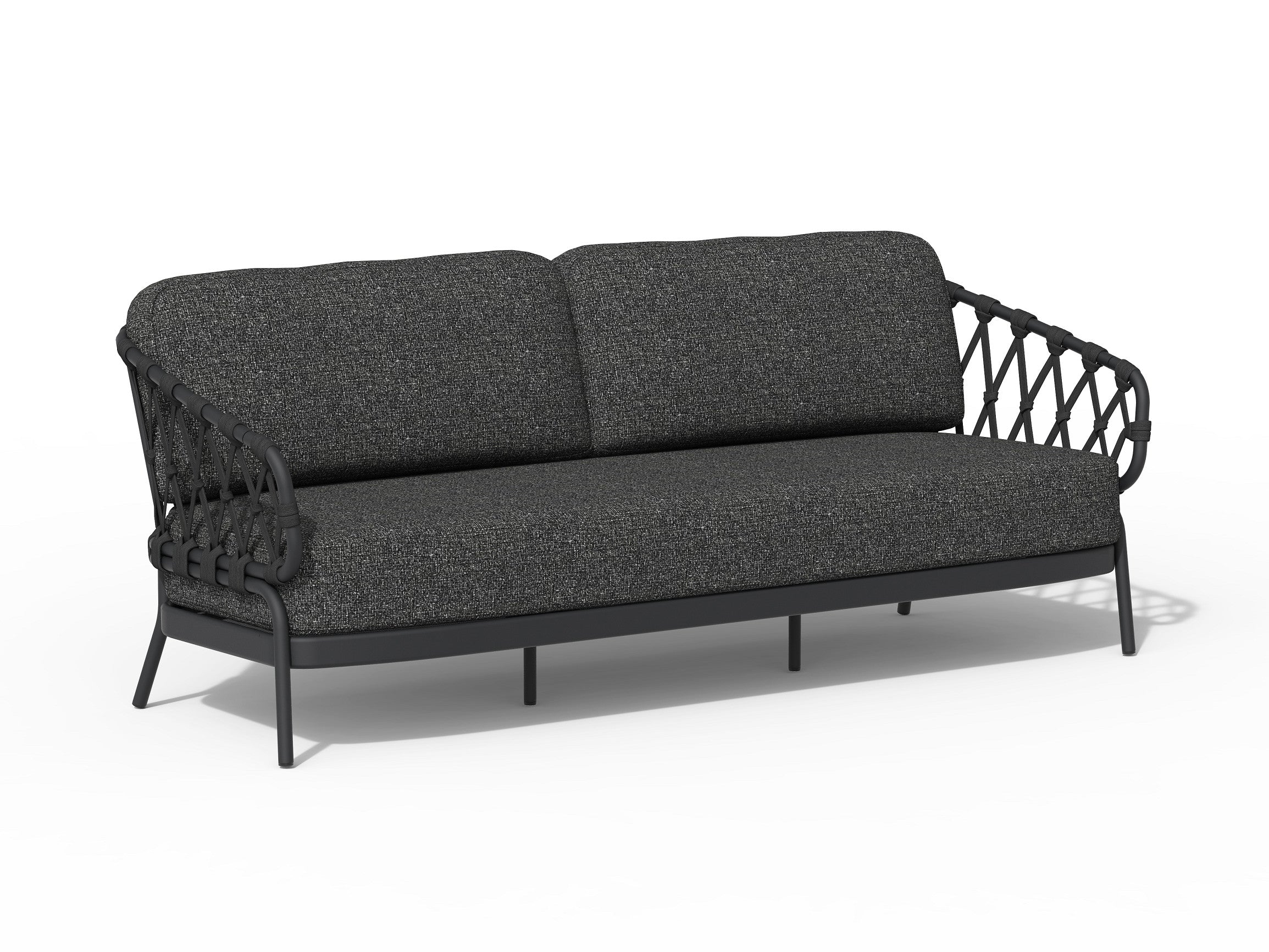 Tierra Outdoor Lounge Sofa 3-Sitzer Natal Charcoal