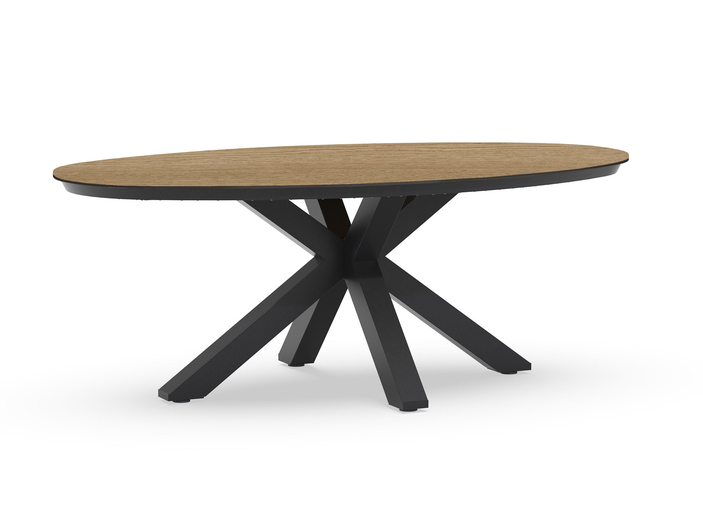 Tierra Outdoor-Esstisch, länglich, Trespa Bergamo, 200 x 110 cm