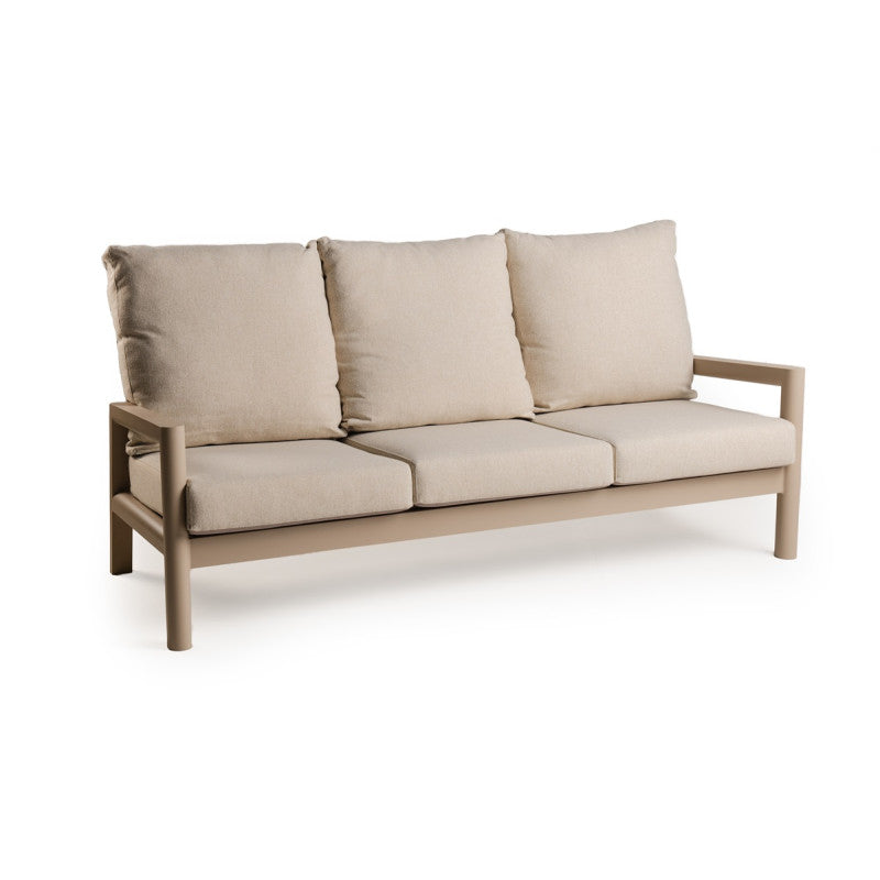 Tierra Outdoor Sevilla Loungebank 3-zits champagne