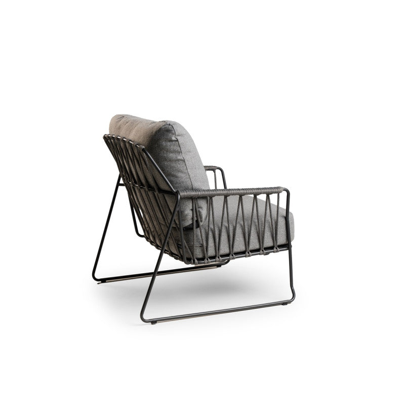 Tierra Outdoor Rivera Loungestoel mountain grey