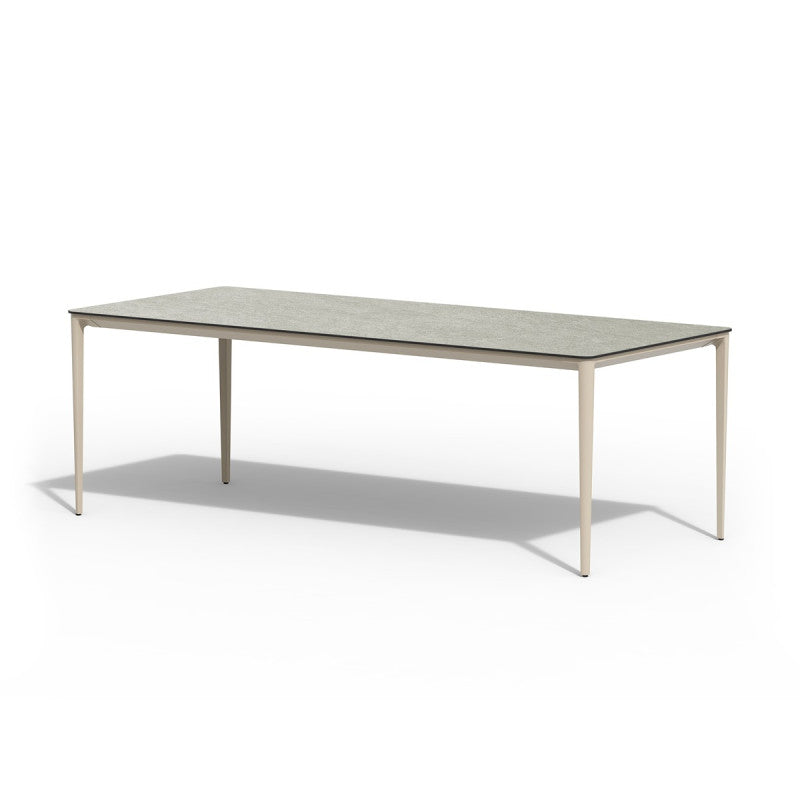 Tierra Outdoor Elegante Diningtafel Trespa ophira 219x92cm champagne
