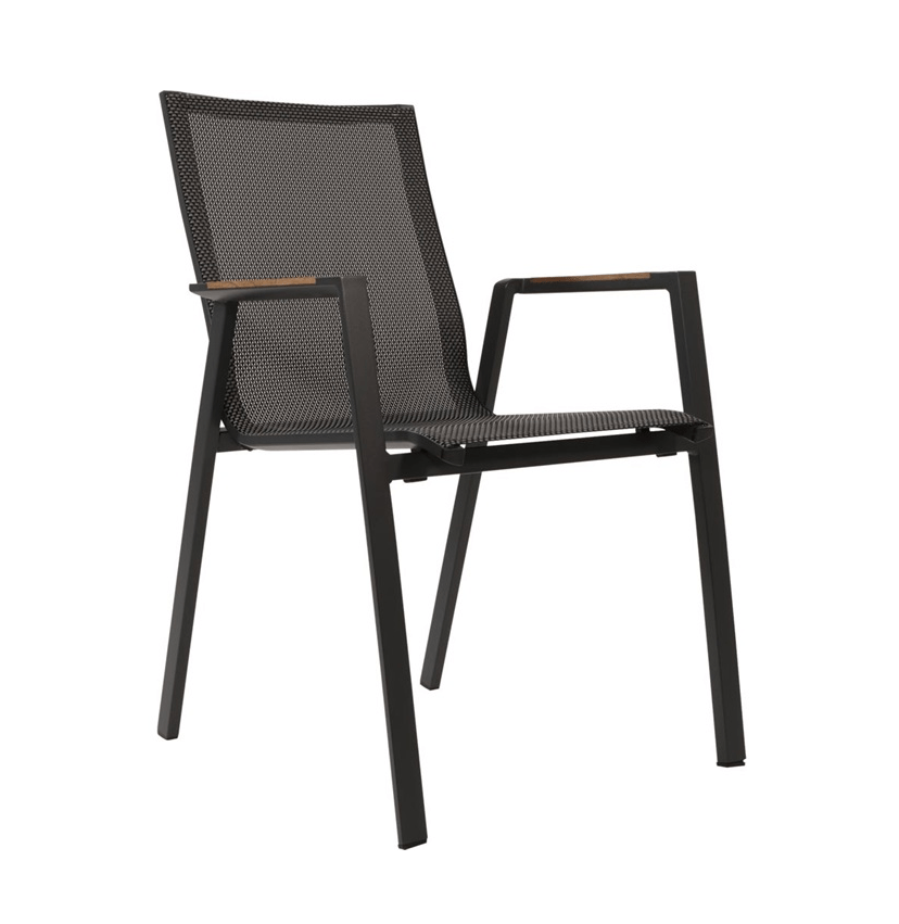 Lesli Living Stapelstuhl Tarragona Teak negro