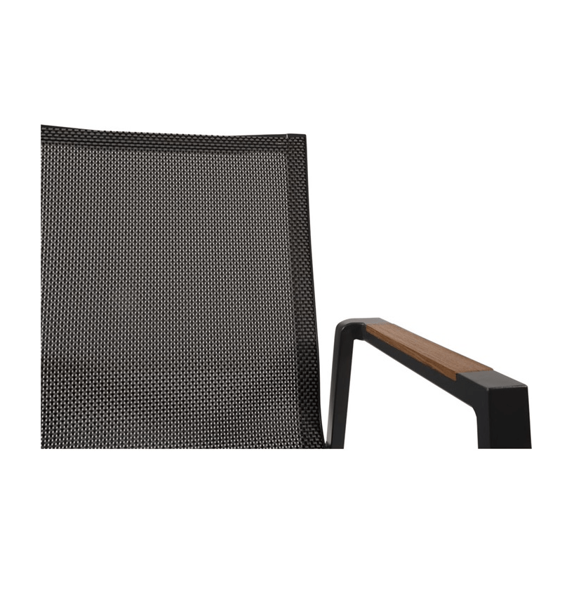 Lesli Living Stapelstuhl Tarragona Teak negro