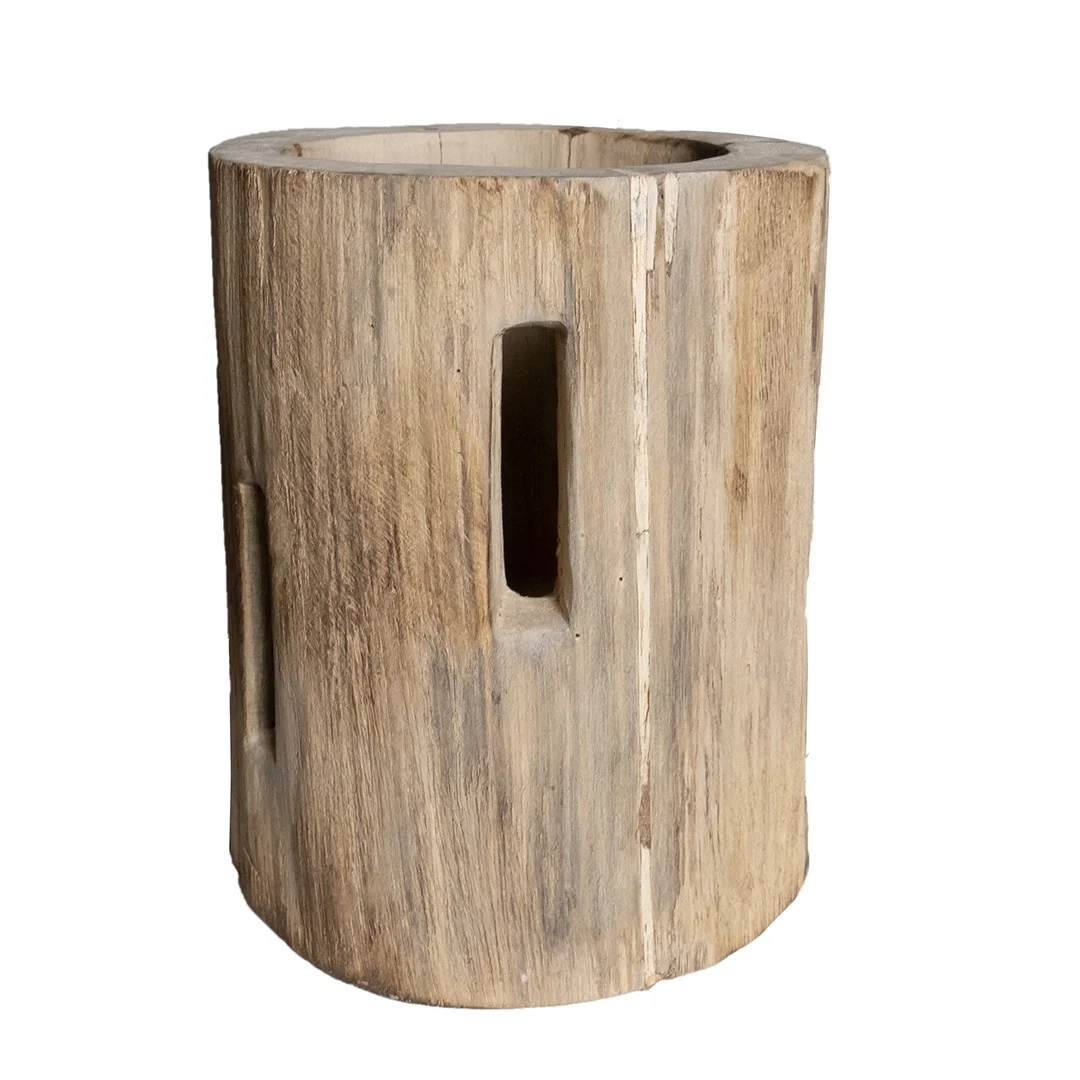 Jojo Living Teakholz Kerzenhalter - M