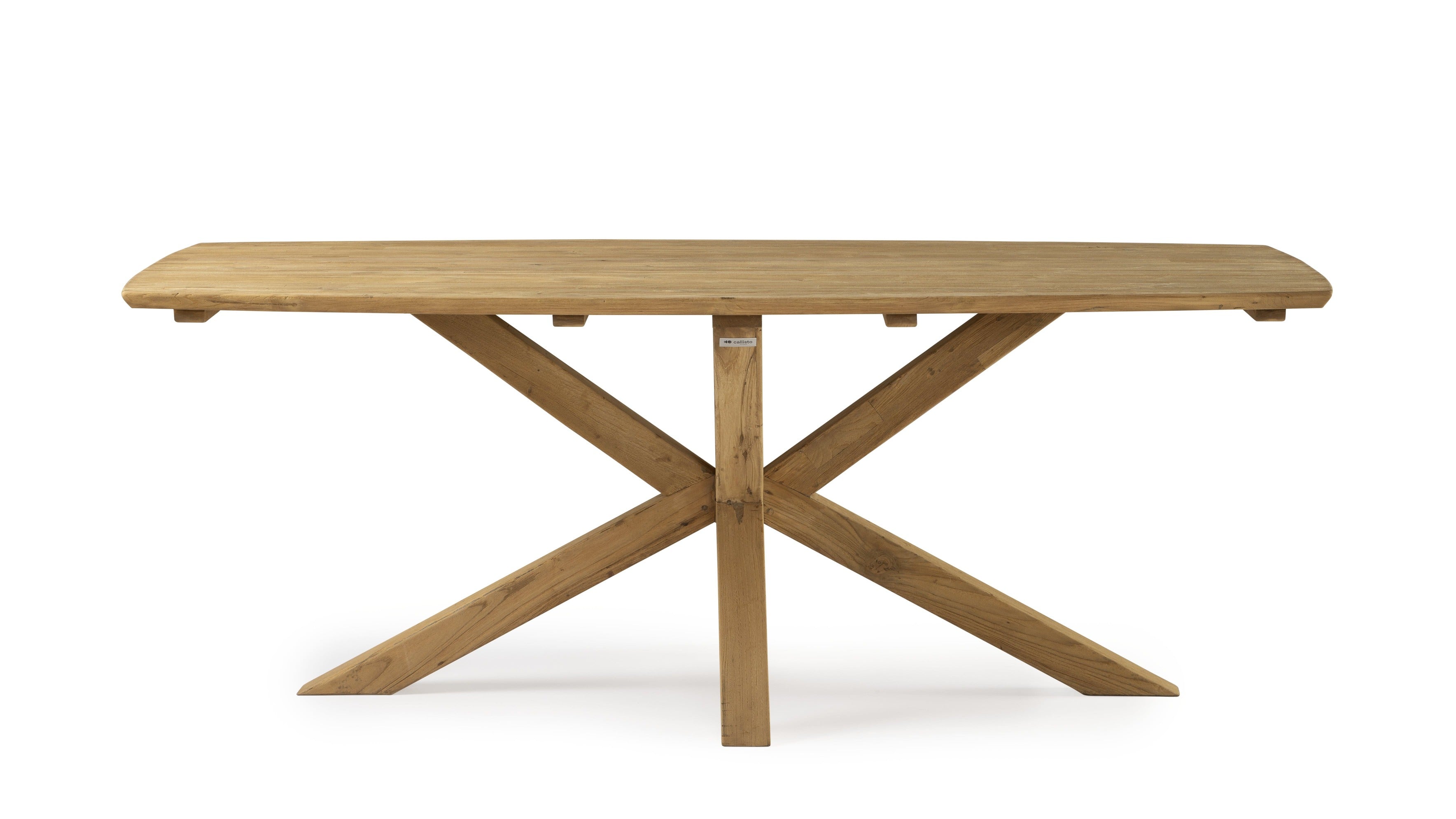 Callisto Outdoor-Esstisch Flores Teakholz 240x110cm