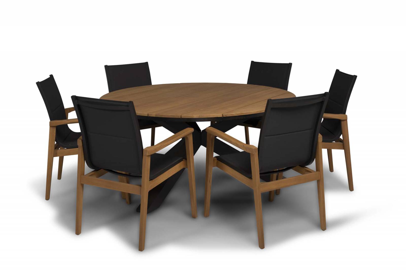 Tierra Outdoor Diningset Avero-Omnigo Ø150cm 7-teilig