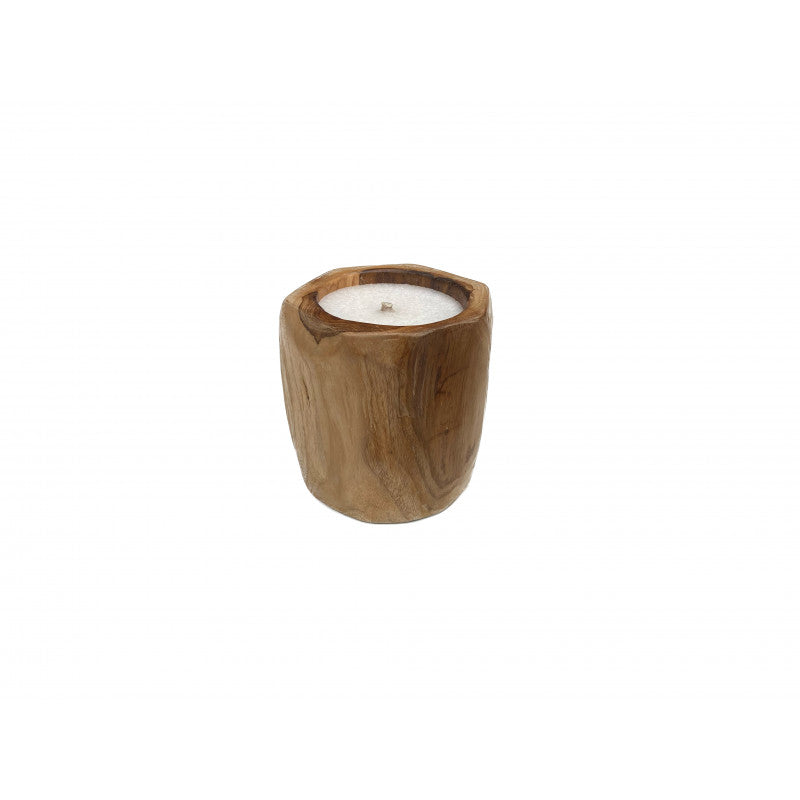 Tierra Outdoor Kerze Octa Teak Ø13,5x16cm