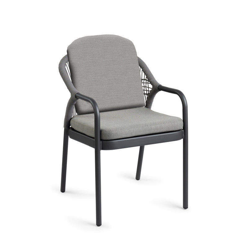 Tierra Outdoor-Esszimmerstuhl Fiona Anthrazit