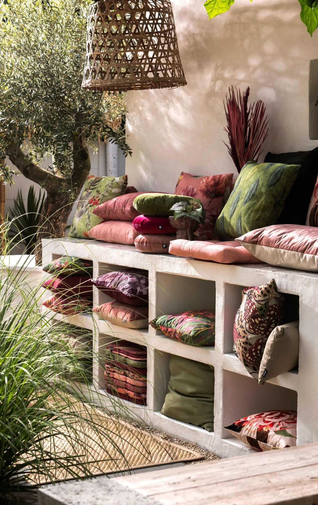 Hartman Dane Green 50x50x16cm Dekokissen