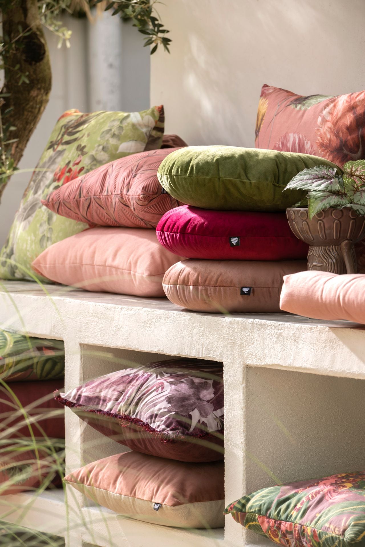 Hartman Cuba Pink 50x50x16cm Dekokissen