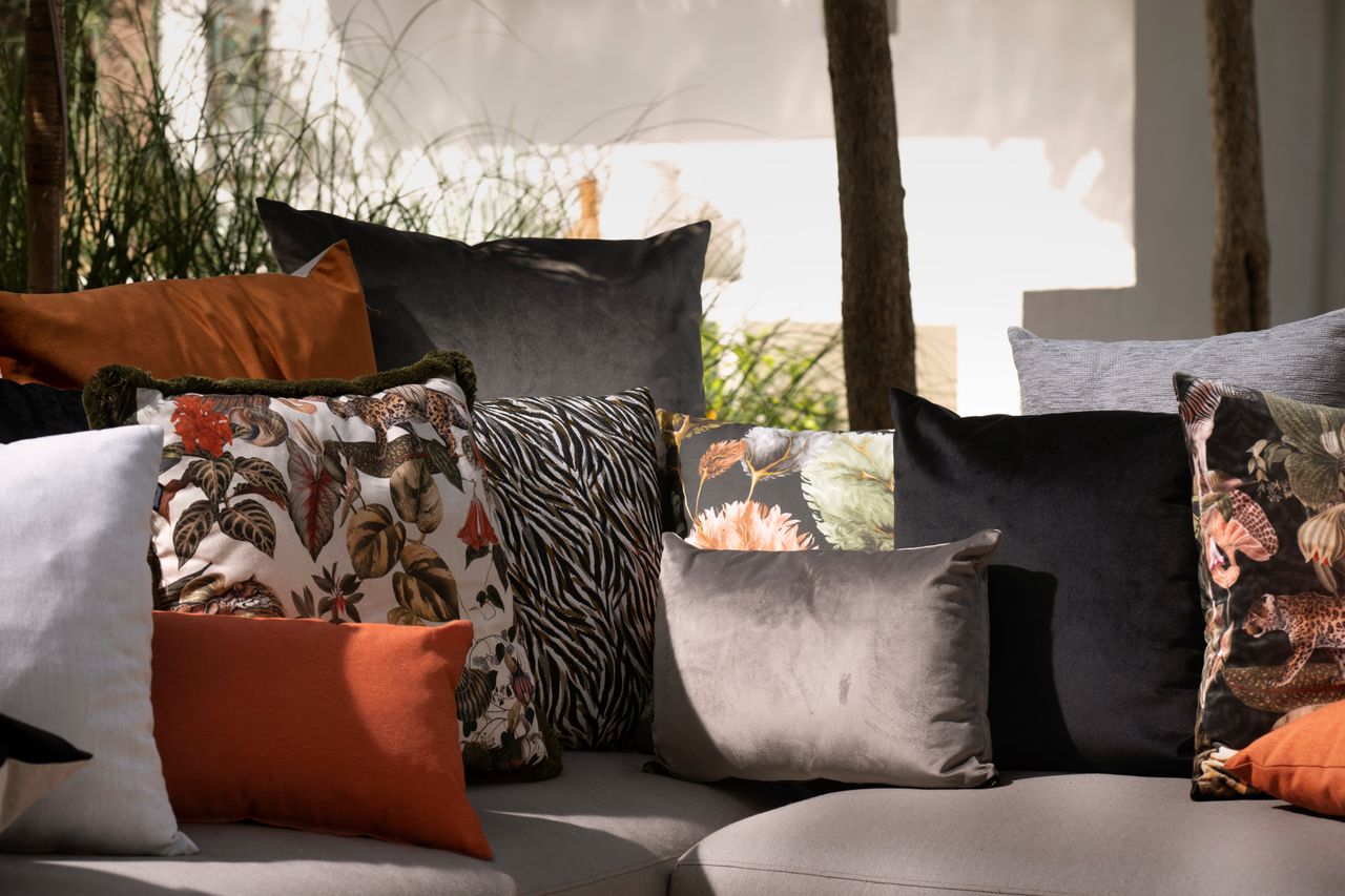 Hartman Jolie Schwarz 60x60x16cm Dekokissen