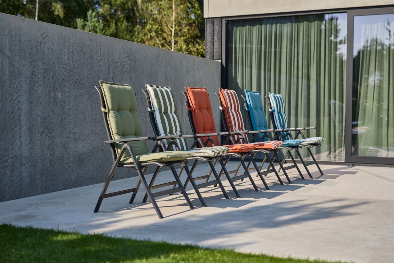 Hartman Cuba Green 123x50x8cm hohe Rückenlehne