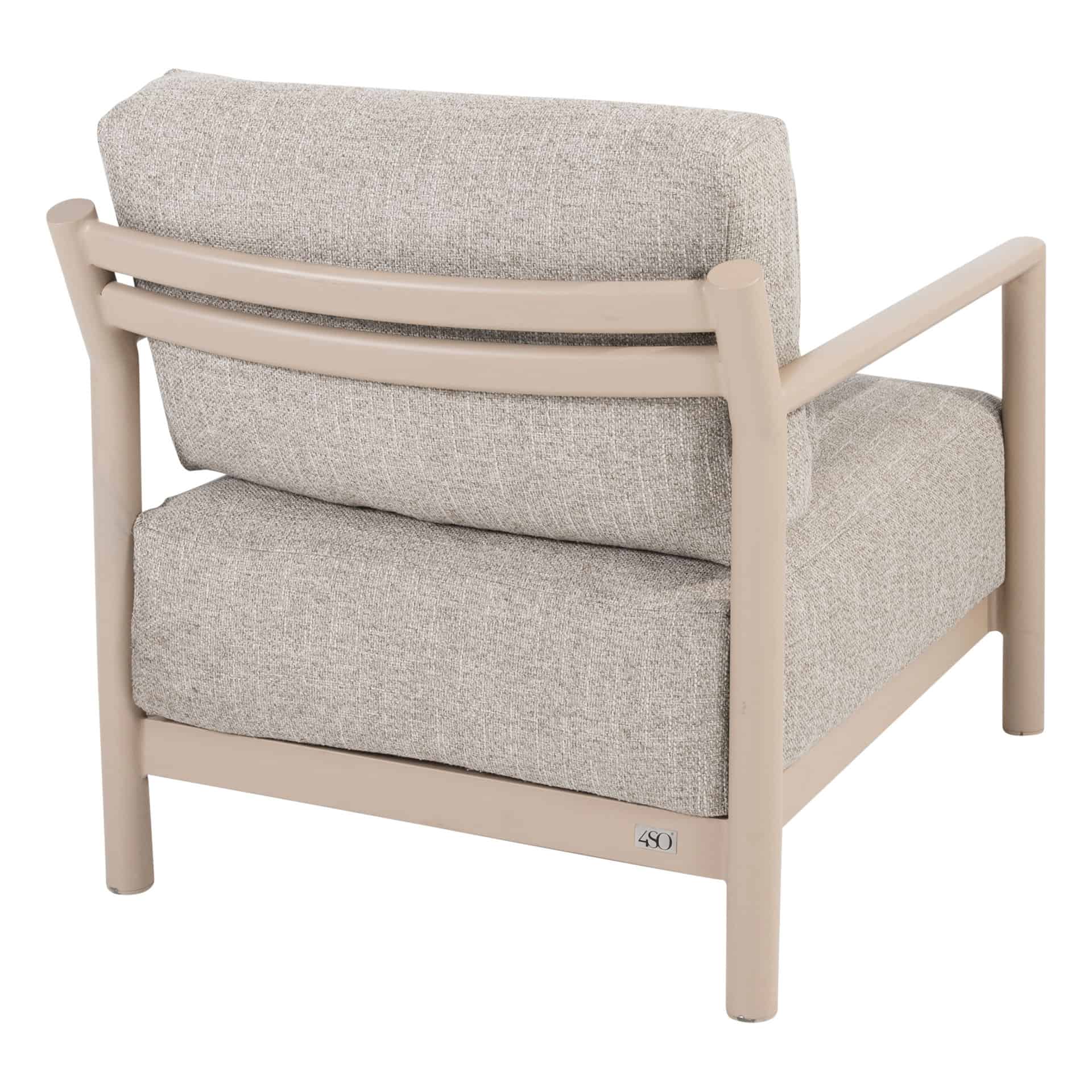 4 Seasons Outdoor Mykonos loungestoel latte