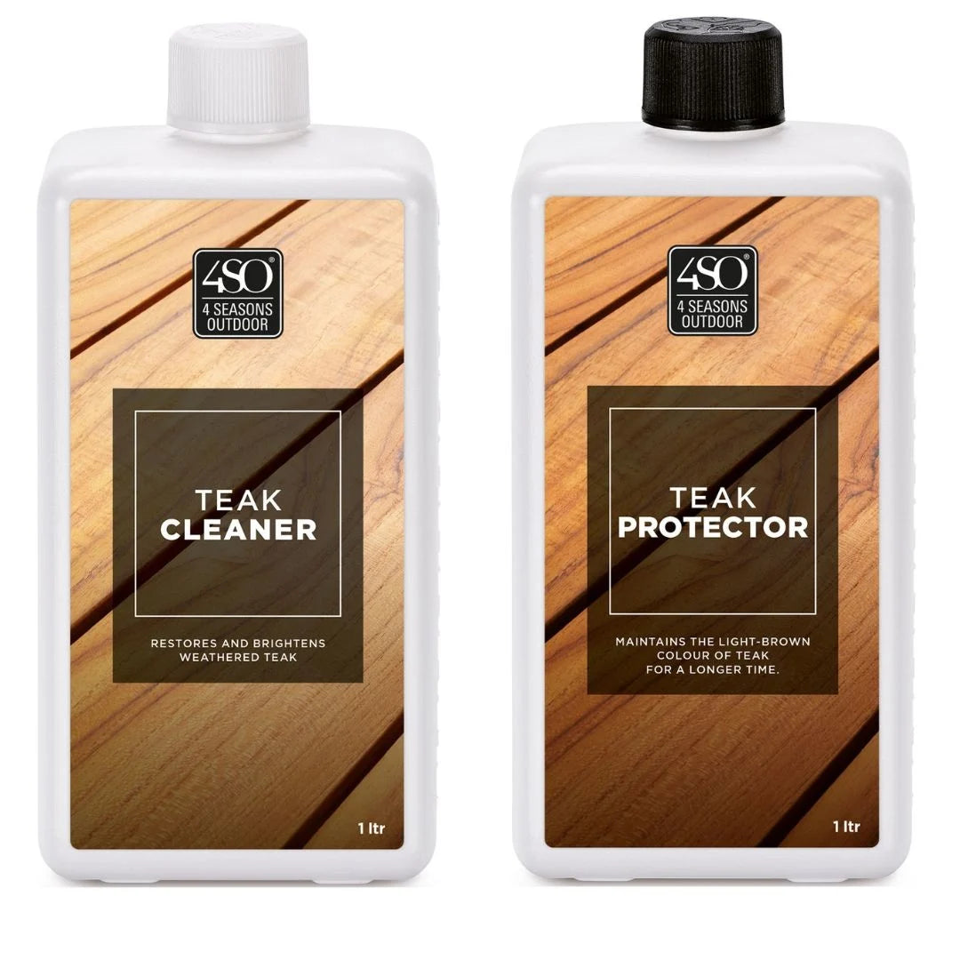 4 Seasons Outdoor Teakhout onderhoudspakket 2-delig