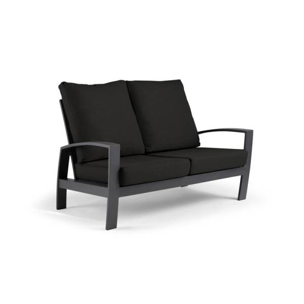 Tierra Outdoor Lounge Sofa 2-Sitzer Valencia schwarz