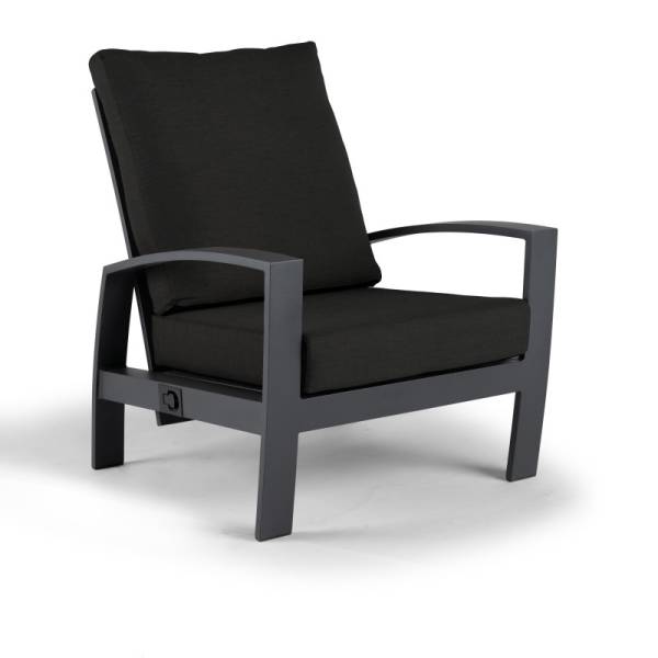 Tierra Outdoor Loungesessel verstellbar Valencia schwarz