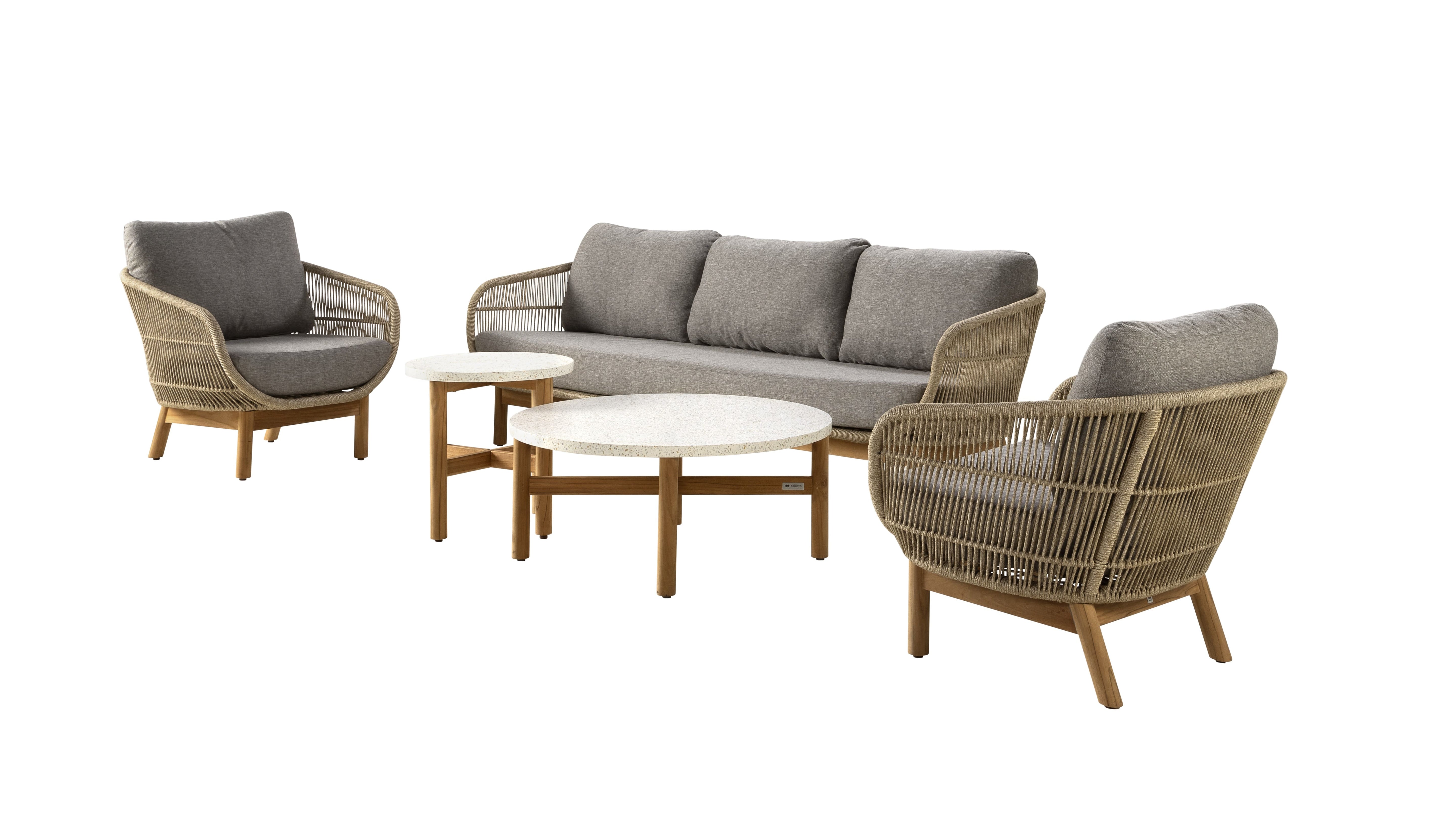 Callisto Outdoor Lounge-Set Preston 5-teilig