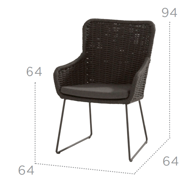 4 Seasons Outdoor Wing-Lover Ø160cm Essgruppe 7-teilig