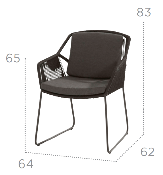 4 Seasons Outdoor accor-botschafter 240cm Essgruppe 7-teilig