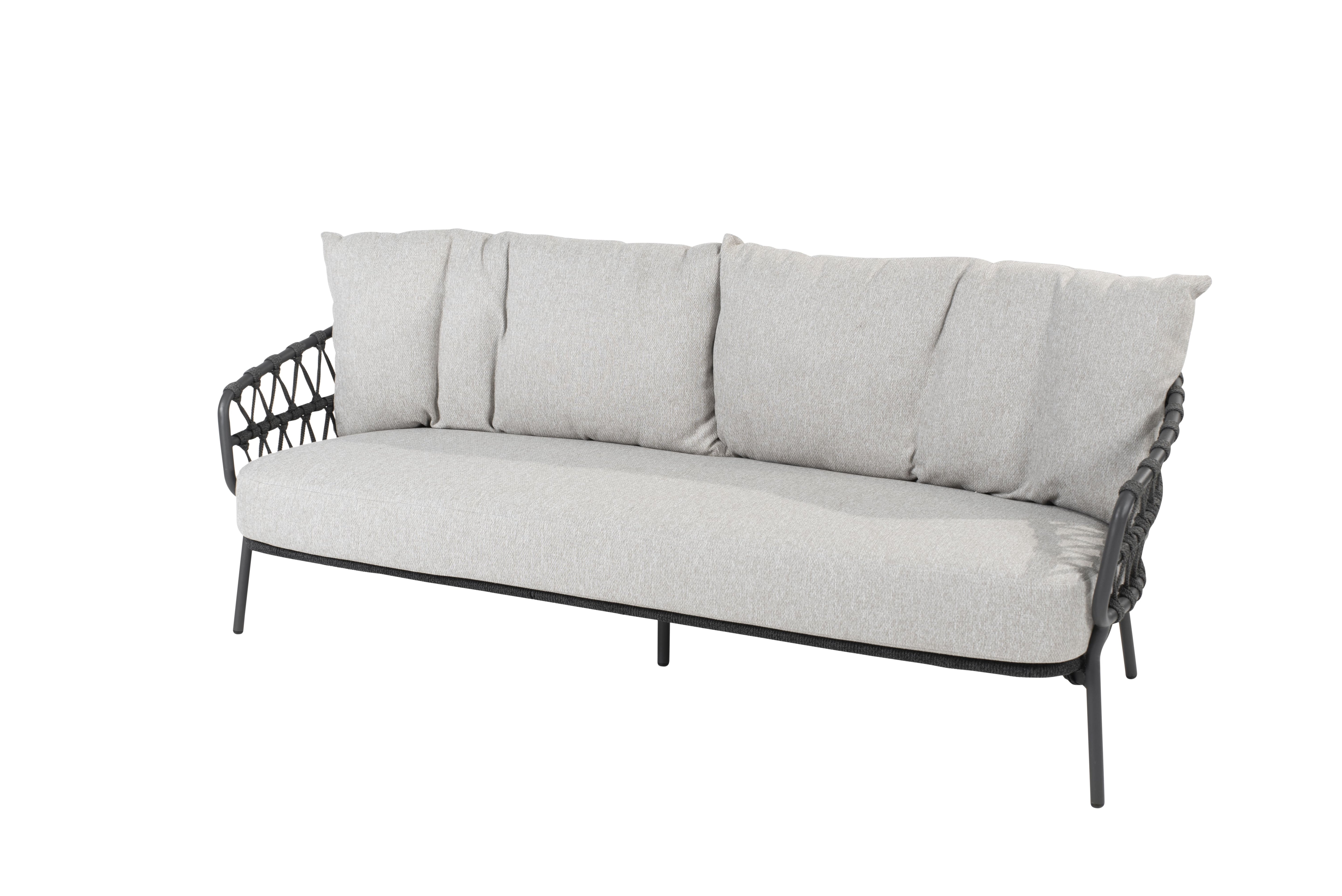 4 Seasons Outdoor Calpi 3-Sitzer Loungesofa Anthrazit