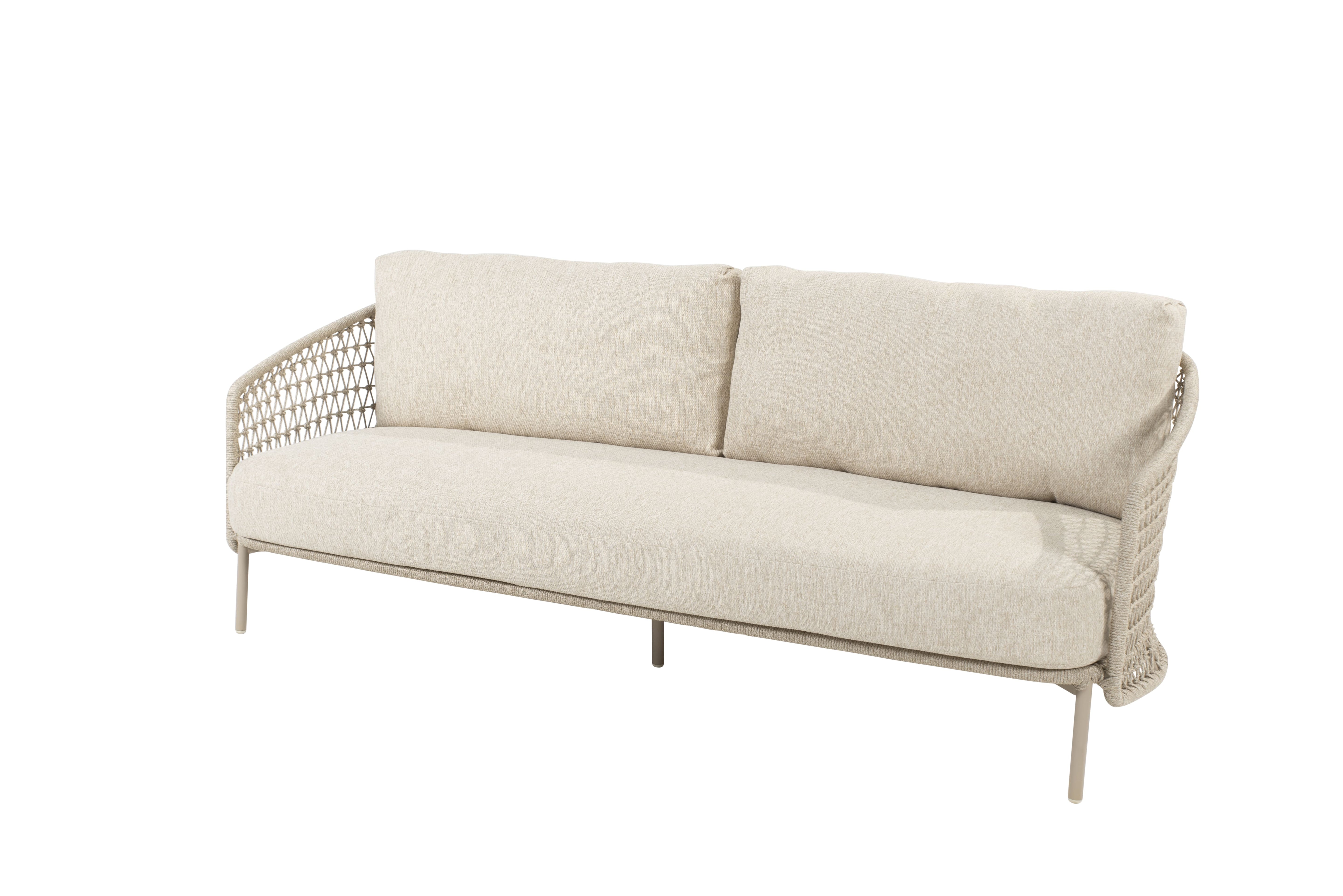 4 Seasons Outdoor Puccini 3-Sitzer-Loungesofa in Latte